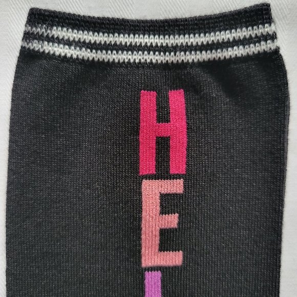 NWT♠️KATE SPADE♠️"Hello" Designer Crew Socks 3 Pairs New York - Picture 7 of 16